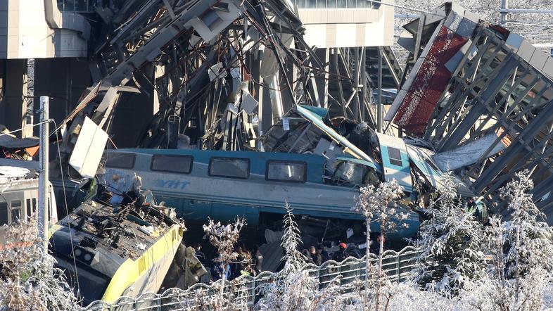 železniška nesreča Ankara