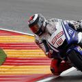 Jorge Lorenzo se je na VN Aragonije pritoževal nad nizko končno hitrostjo in tra