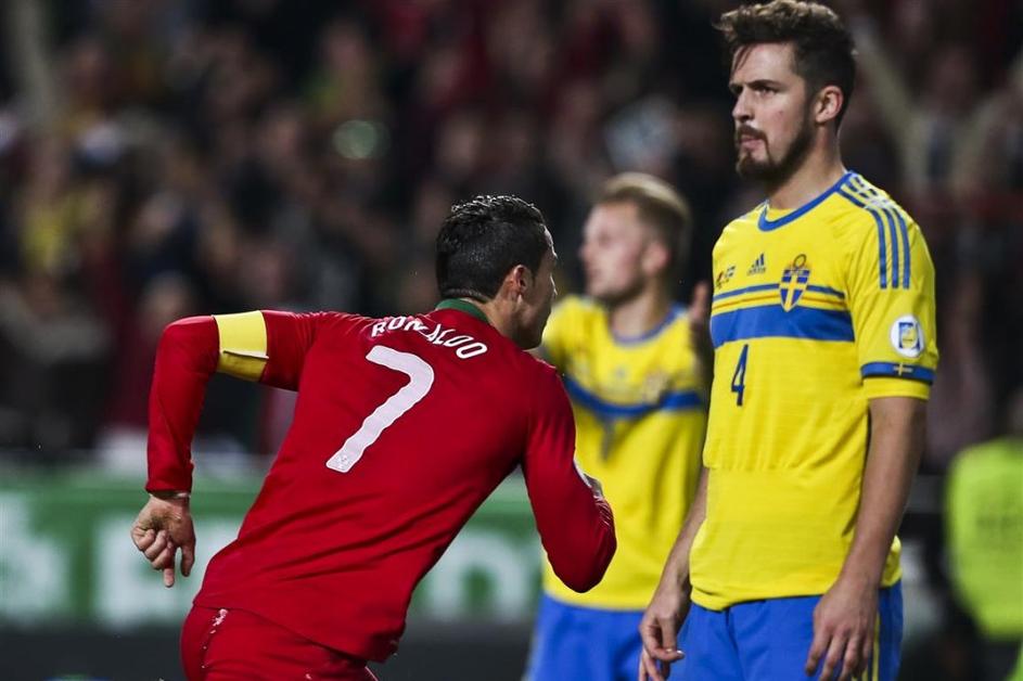 Ronaldo Portugalska Švedska dodatne kvalifikacije Lizbona Nilsson