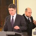 Slovenija 15.05.12, premier, janez jansa, hrvaski premier zoran milanovic, marib