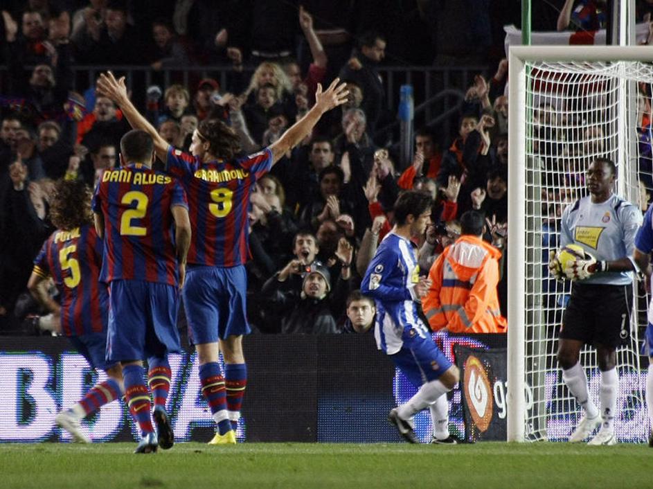 Barcelona Expanyol Zlatan Ibrahimovic Daniel Alves