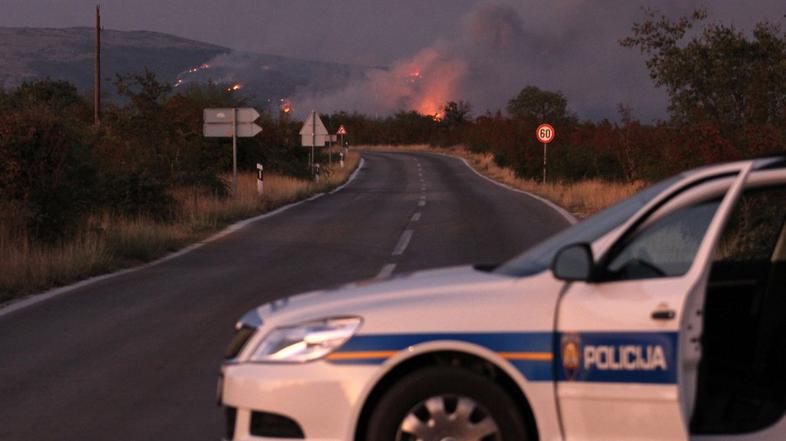 Požar v okolici Knina