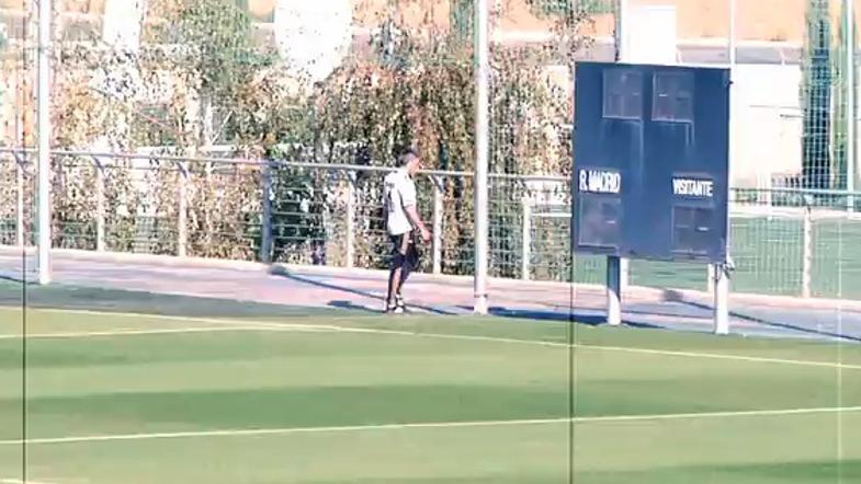 Jose Mourinho je hodil na treningu Reala. Veliko.