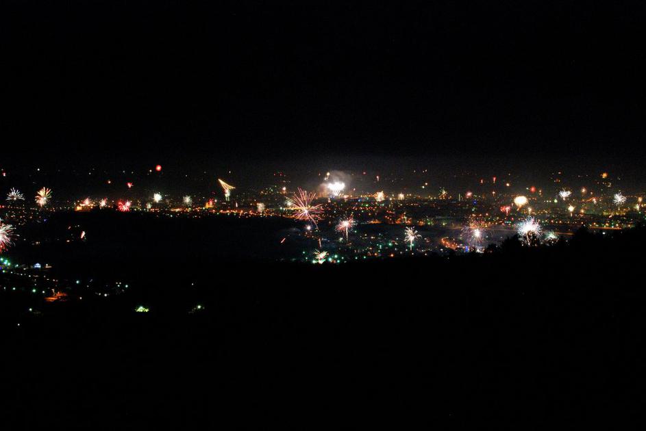 Ognjemet v Mariboru.