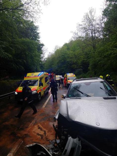 Prometna nesreča pri Ilirski Bistrici