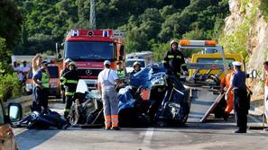 Prometna nesreča na Hrvaškem 