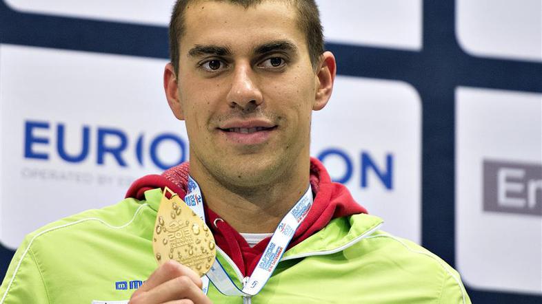 Dugonjić EP v plavanju 50 metrov prsno Herning