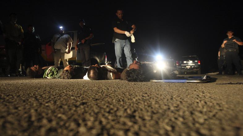 Trupla so pustili na petih različnih krajih. (Foto: Reuters)