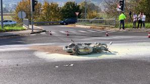 prometna nesreča maribor motorist