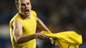 Ko se je Andrés Iniesta takole veselil gola v polfinalu Lige prvakov proti Chels