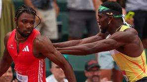 Noah Lyles in Kenneth Bednarek