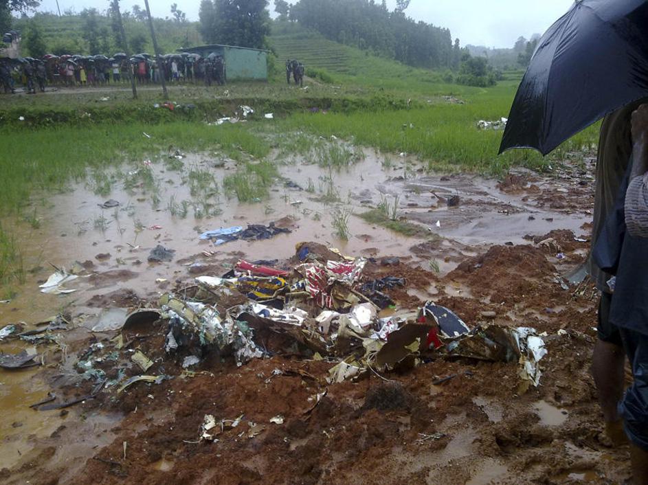 NEPAL, letalska nesreča, kraj strmoglavljenja
