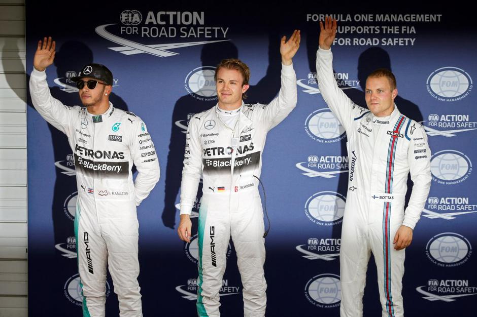 rosberg bottas hamilton vn japonske kvalifikacije | Avtor: EPA