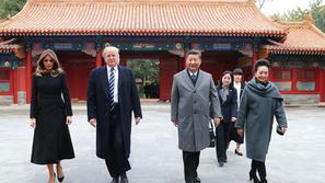 Donald Trump Melania Trump Xi Jinping