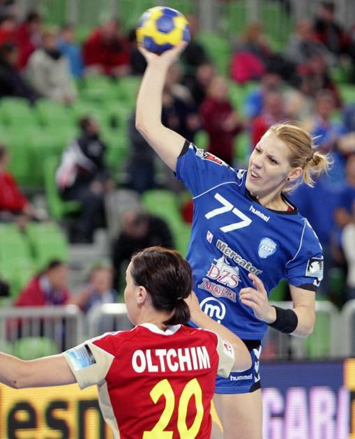 Krim Mercator Valcea liga prvakinj Stožice