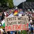 Berlin protest proti maskam