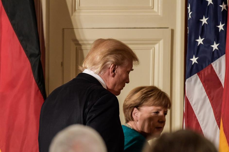 Angela Merkel in Donald Trump