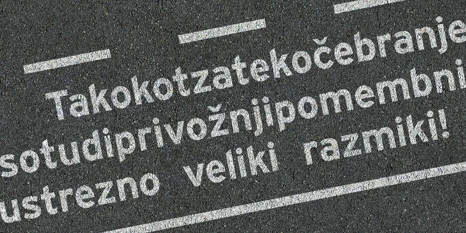 Varnostna razdalja | Avtor: Dars