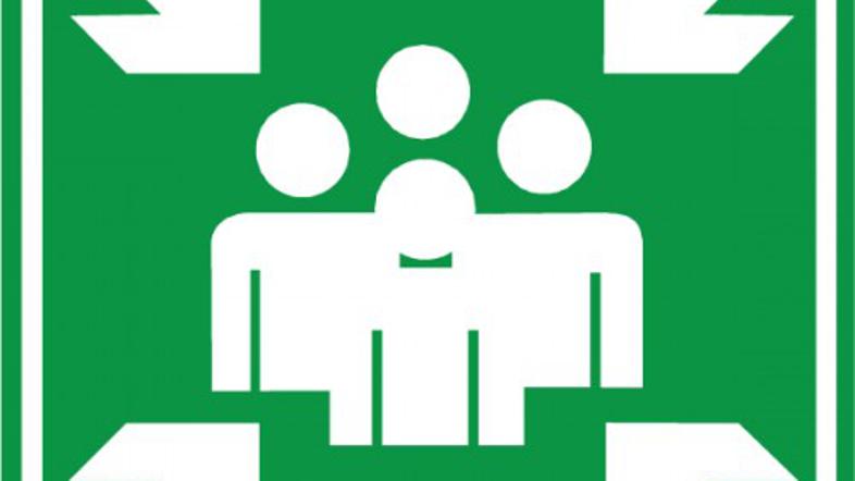 Zbirno mesto za evakuacijo, evakuacija