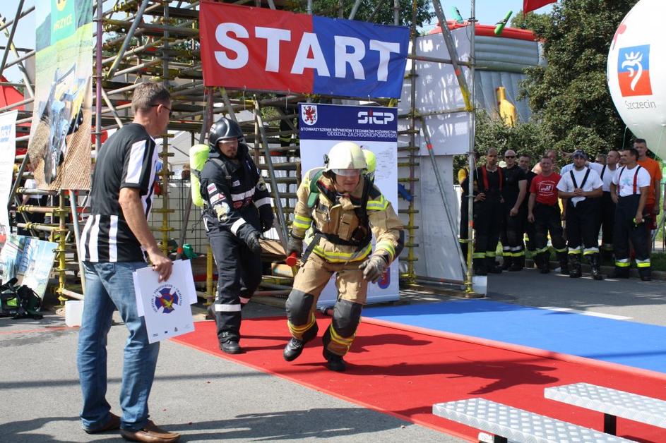 Tekmovanje gasilcev na Poljskem.