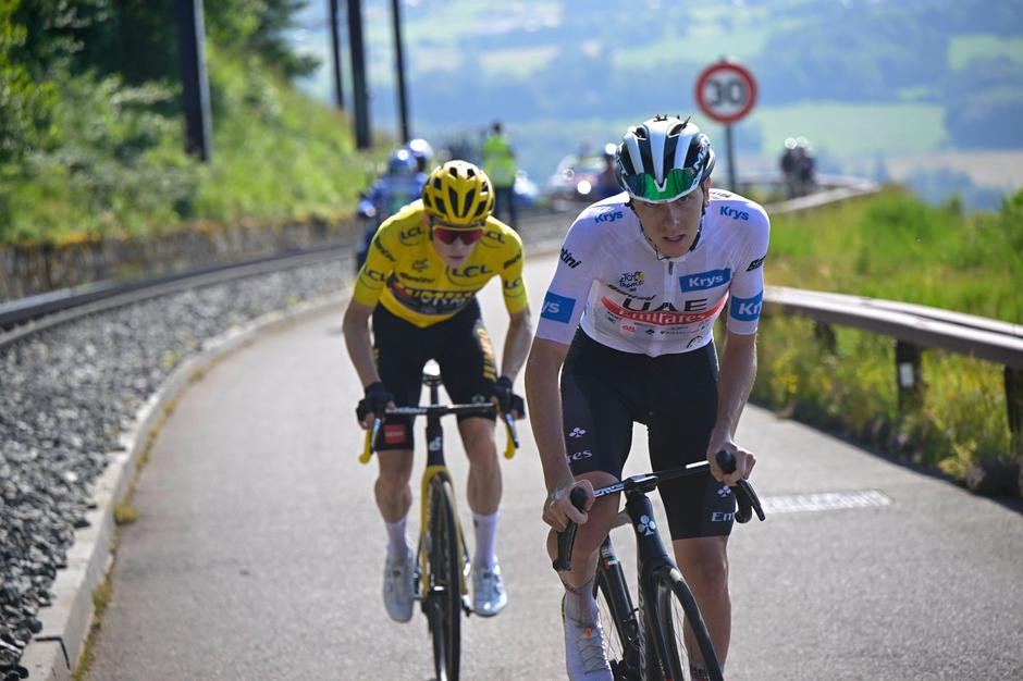 Tadej Pogačar in Jonas Vingegaard | Avtor: Profimedia