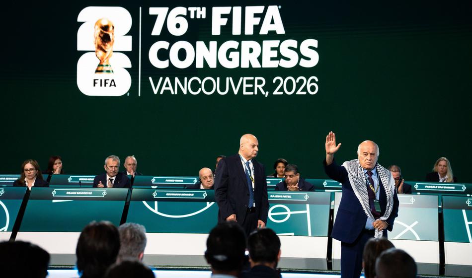 To se je zgodilo, ko je Infantino pozval Palestinca in Izraelca k rokovanju