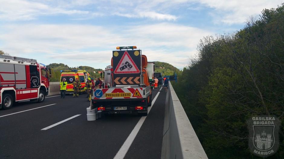 Prometna nesreča pri Šentilju | Avtor: Gasilska brigada Maribor