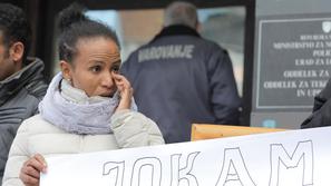 protest Eritrejske skupnosti Slovenije