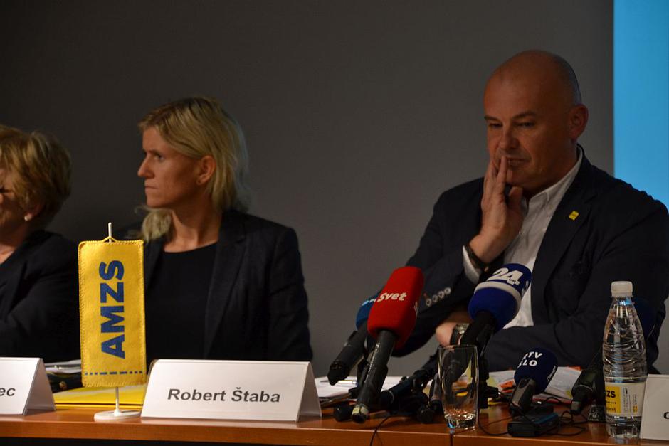 Robert Štaba in Lucija Sajevec | Avtor: Gregor Prebil