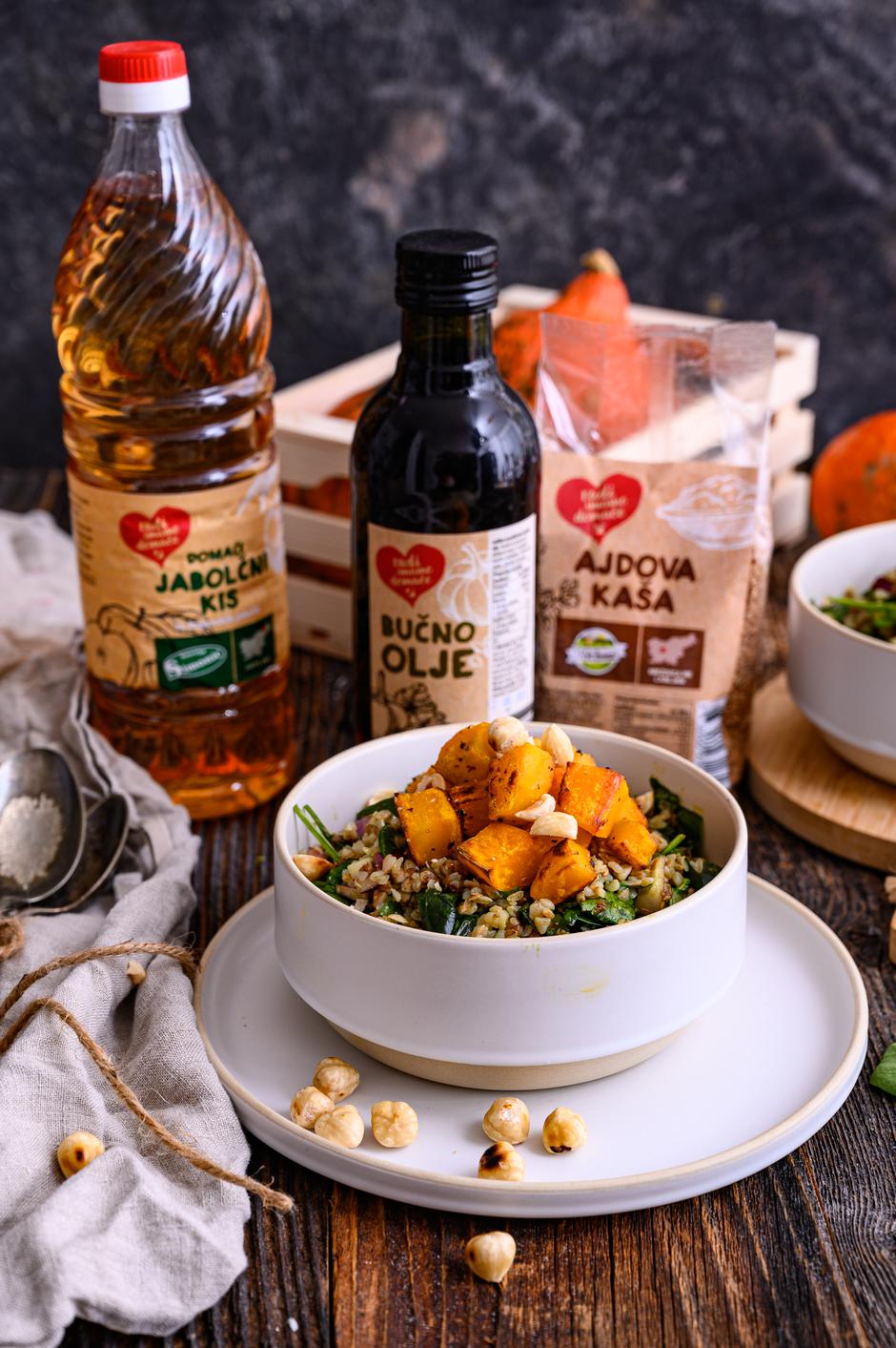 Solata z ajdovo kašo in bučo | Avtor: Mercator