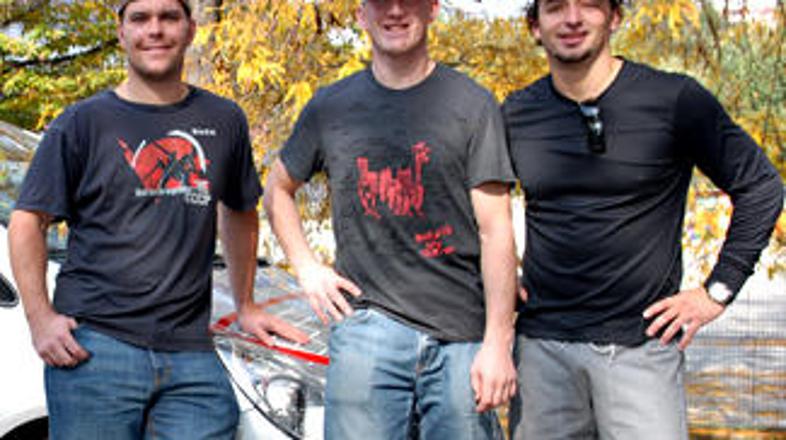 Kevin Mitchell, Ryan Jardine in Brendan Yerema.