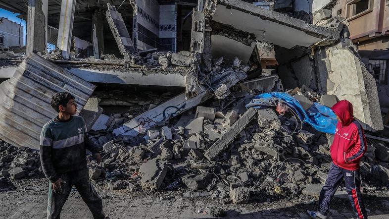 uničenje v Rafi na jugu Gaze