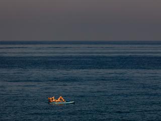 obala, morje, kopalci, plaža