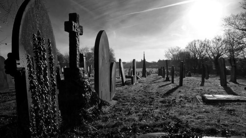 "Hm ne, ne bo šlo. Ne smete umreti, ker preprosto ni več prostora."