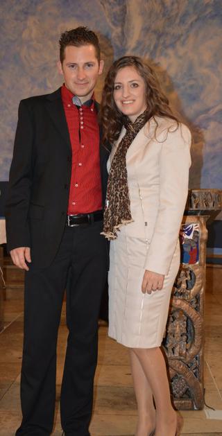 Matjaž Snoj in Maja Breznik