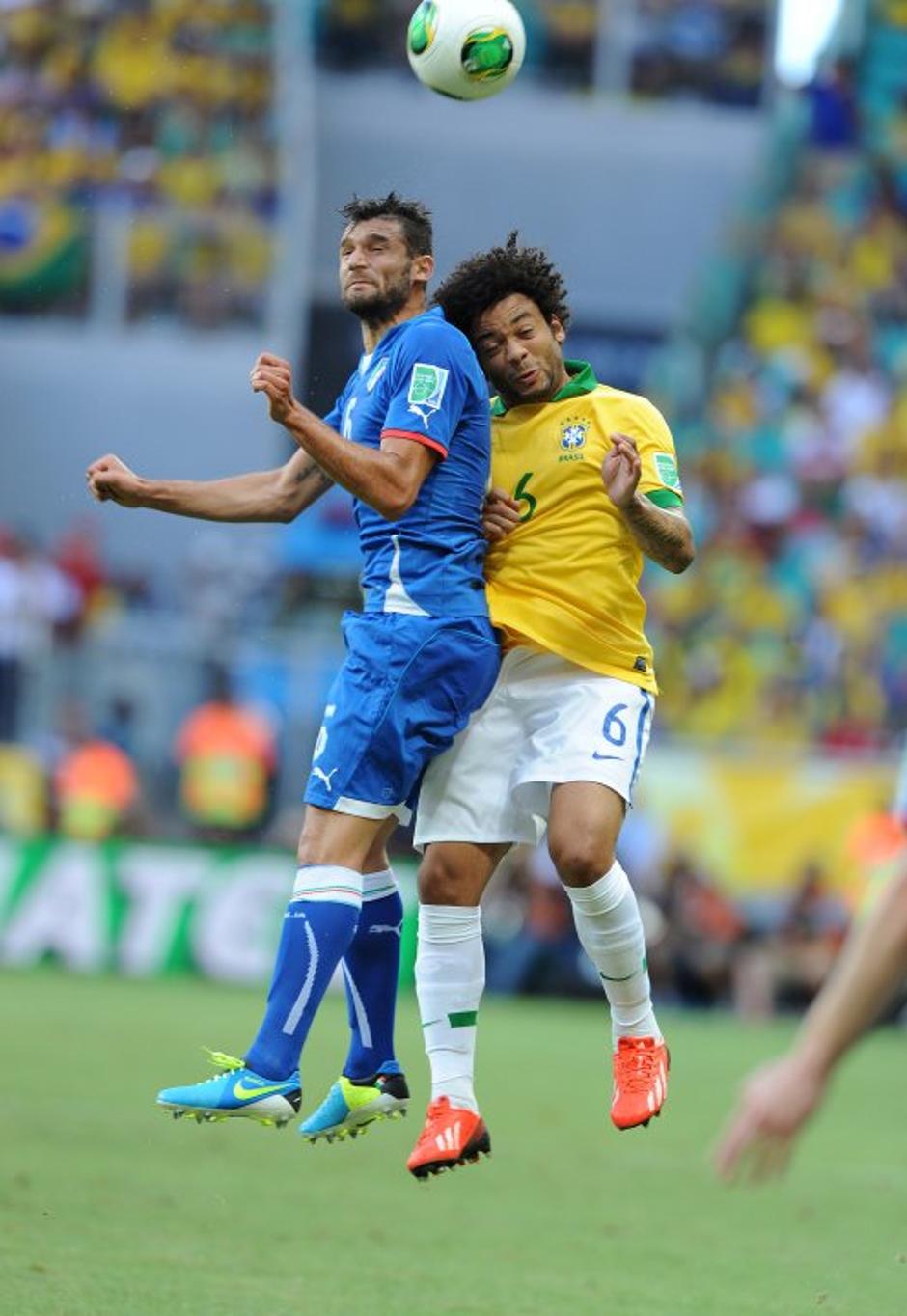 Candreva Marcelo Brazilija Italija Pokal konfederacij | Avtor: EPA