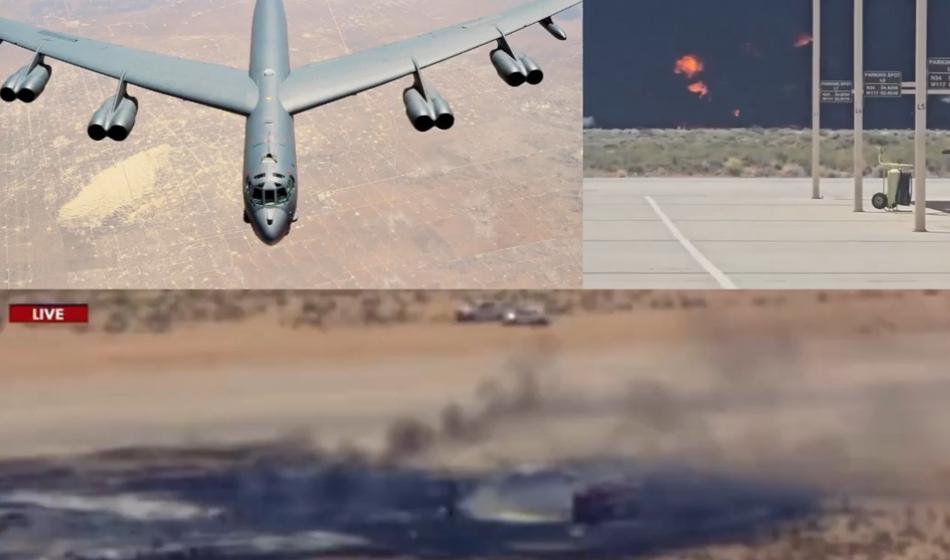 Sredi Kalifornije strmoglavil ameriški bombnik B-52
