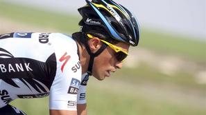 Contador, ki sicer še ni povsem opran dopinških sumov, je prvi favorit. (Foto: E