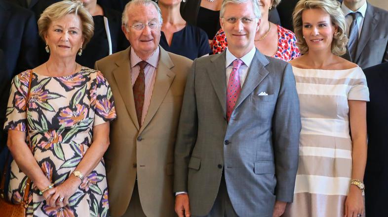 Philippe, Mathilde, Albert II., Paola