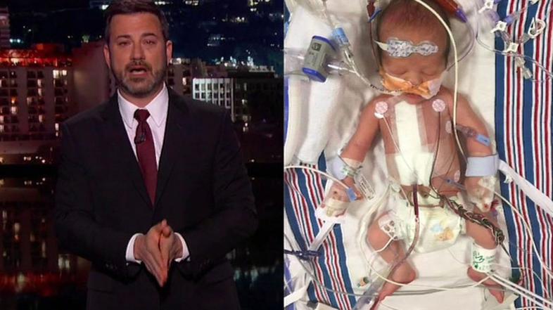 Jimmy Kimmel in novorojenček s srčno napako