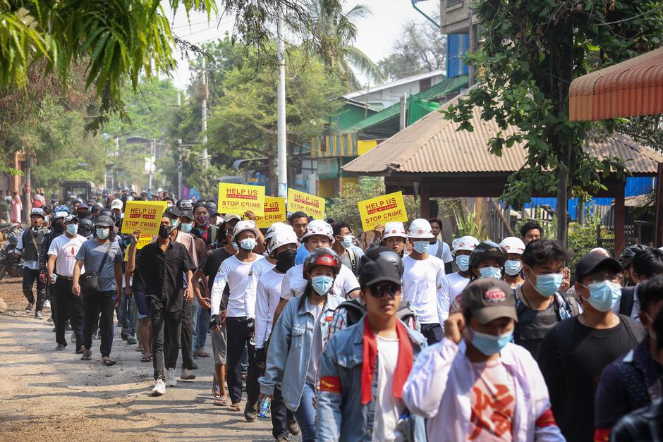 myanmar protest | Avtor: epa