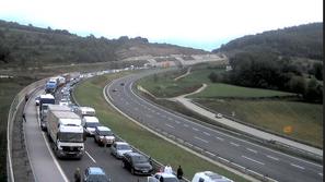 slovenija 18.09.13. Dolenjka zaprta, zaprta dolenjska avtocesta, foto: PIC