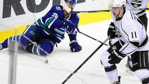Anže Kopitar na tekmi proti Vancouver Canucsom 