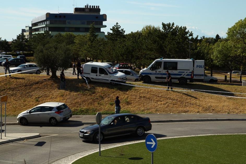 streljanje Izola bolnišnica