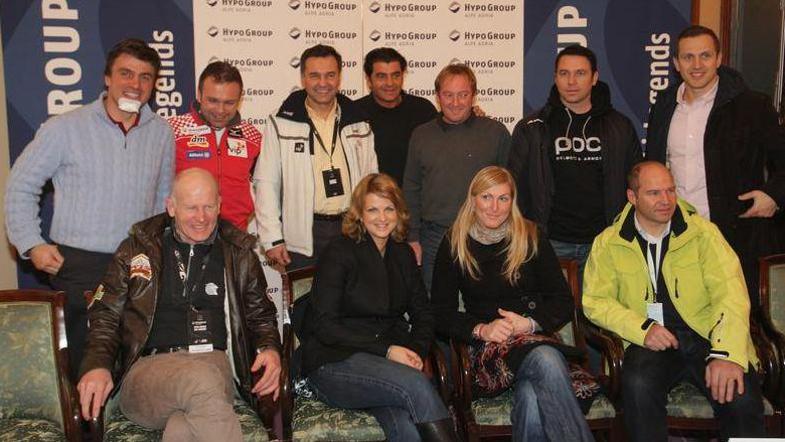 V Zagrebu so se zbrale smučarske legende. (Foto: 24sata)