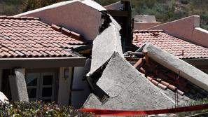 Zemeljski plaz v Kaliforniji