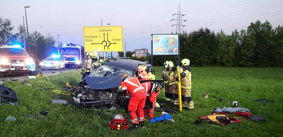 Nesreča Medvode, 12.6.2020 | Avtor: Gasilsko reševalna služba Kranj