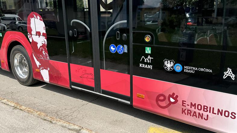 Električni avtobus v Kranju