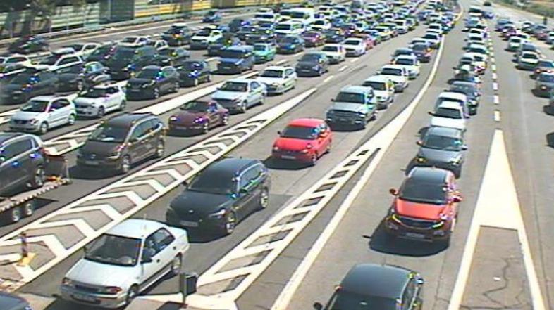 Kolona na hrvaški avtocesti