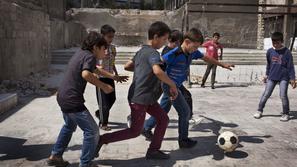 Sirija otroci nogomet